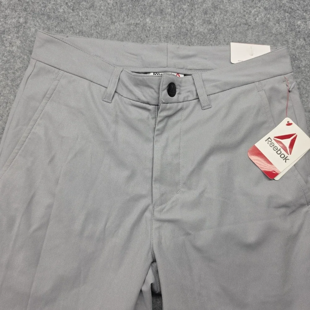 Reebok Men's 28x32 Anchor Tapered Five Pocket Pants LIGHT GRAY
